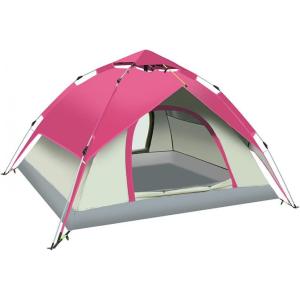 Hewolf テント ワンタッチテント 二重層 防雨 防水 UVカット数秒設営 3