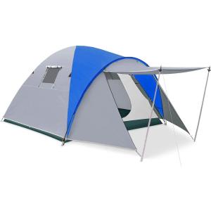 ATPTFD テント キャンプ 3-4人用 アウトドアテント ドームテント キャンプテント 前室付き...