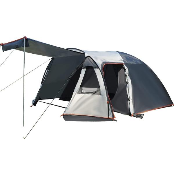 テント ツーリングドーム 二重層 前室 簡単設営 2ルーム 4〜5人用 軽量 4シーズン UVカット...