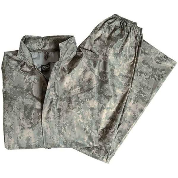 Mil-Tec 防水スーツ上下セット 全天候対応 フード 収納袋付属(un003)