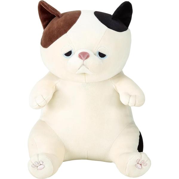 りぶはあと座り抱き枕プレミアムねむねむアニマルズミケネコのゆずMサイズ(全長約30cm)ふわふわもち...