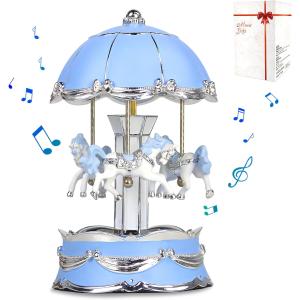 オルゴール 誕生日プレゼント女性 回転メリーゴー...の商品画像