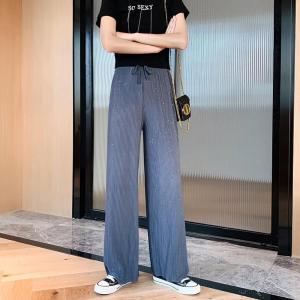 冷感ワイドパンツ シフォン 夏 レディース ス...の詳細画像4