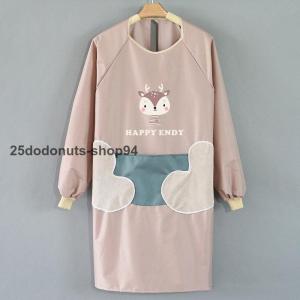 割烹着 おしゃれ エプロン 袖付き かっぽう着...の詳細画像2