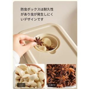 密閉米びつ 10kg 5kg お米収納 おしゃ...の詳細画像3