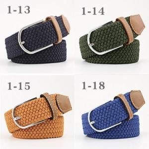 レディース ストレッチ メッシュベルト ゴム ...の詳細画像5