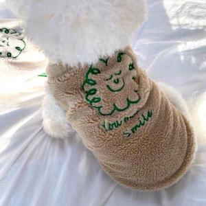 犬の服 秋冬 ドッグウェア 犬服 裏起毛 暖か...の詳細画像3