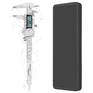 eSynic デジタルノギス 150mm ステンレス鋼製 IP54防水性 0.01mm高精度 内径 外径 深さ 段差測定 3つの測定単位 収納ケース付