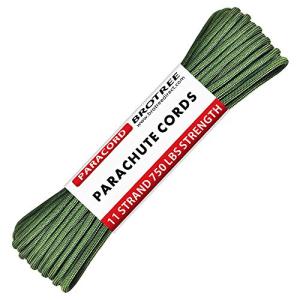 Brotree パラコード 5mm 11芯 ガイロープ テント ロープ キャンプ サバイバル アウトドア用 750ポンド 耐荷重340kg
