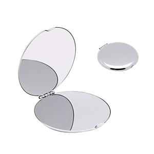 ZHEJIA コンパクトミラー 手鏡 両面鏡 ミラー ステンレス製ミラー 割れない 鏡誕生日プレゼント女性 超軽量 人気 おしゃれ