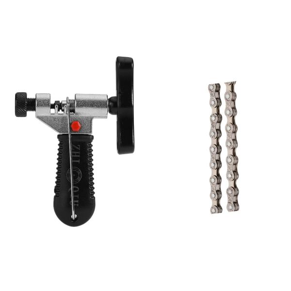 FSC変速自転車用チェーン、６速、７速、８速通用、116L 型番：F80  チェーン修理ツール+ブラ...