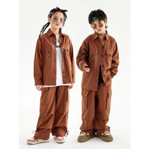 キッズ ダンス 衣装 セットアップ ヒップホッ...の詳細画像4