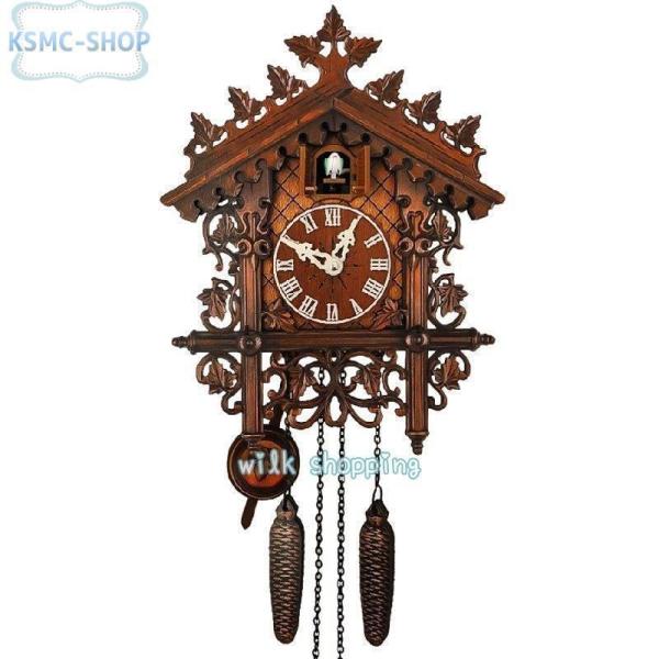 掛け時計 鳩時計 おしゃれ 北欧 カッコウ 本格 本格ふいご式 木製 カッコークロック ハウス型