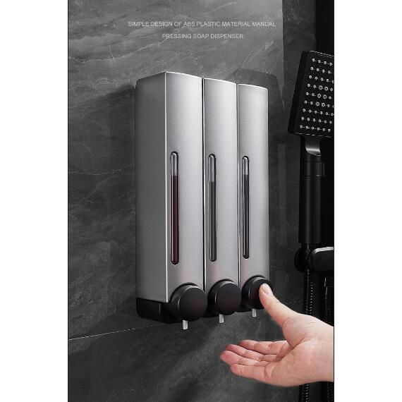 シャンプーディスペンサー 3連 ソープディスペンサー マグネット 壁掛け ディスペンサー 壁 おしゃ...