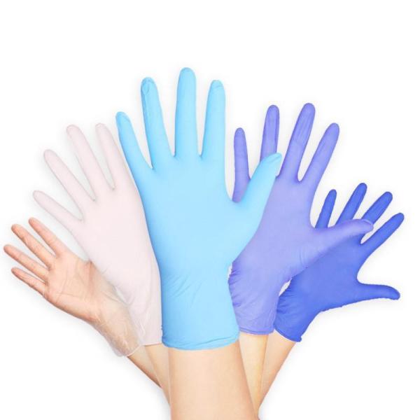 使い捨て手袋 ニトリル 3-12歳 子供用 手袋 粉なし ブルー 50組 手荒い 防水 耐油性 衛生...