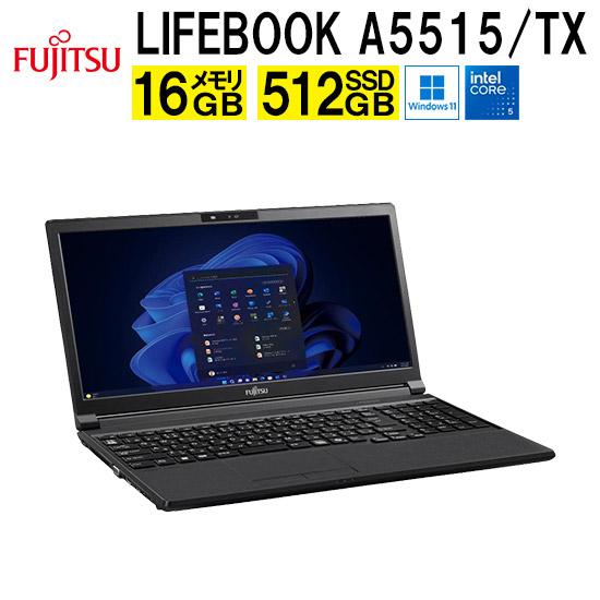 富士通 fujitsu LIFEBOOK A5515/TX FMVA0G017P Windowsノー...