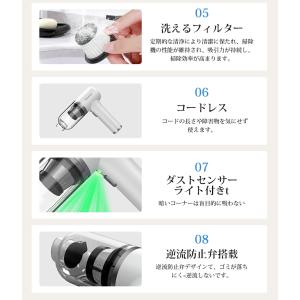 ＼2種吸引モ一ド/ 車 掃除機 35000PA...の詳細画像3