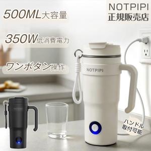 電気ケトル ポータブル 最大500ml 100V電圧 携帯 着脱式ハンドル付き 湯沸かしケトル 小型 トラベルケトル ステンレス 二重構造 旅行 一人用 ギフト