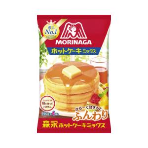 ホットケーキ　おまとめ2点 森永製菓 ホットケーキミックス 300g(150g×2袋)×24箱入｜ 送料無料