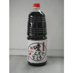 送料無料 東北醤油 味どうらくの里 1.8L PET（1800ml）×6本 秋田 万能