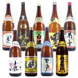 薩摩蔵人気ベスト9セット　鹿児島・宮崎芋焼酎　25度　1800ml×9本セット　送料無料 父の日 お中元 お歳暮 敬老の日 バレンタイン