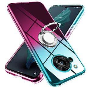 AQUOS R7 ケース リング 透明 tpu 薄型 軽量 シリコン