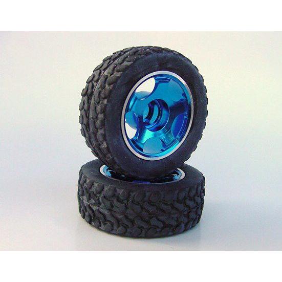 ▼ミニッツオーバーランド5スポークワイドアルミホイール2本,イーグル1944-BL（ゆうパケット）