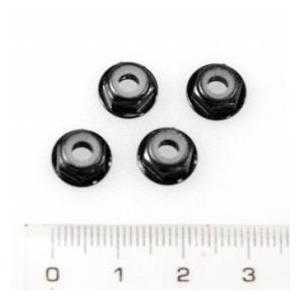 ▼1/10用アルミナイロンM4ナット【フランジ付】,イーグル2599（ゆうパケット）