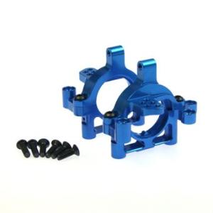 □TA05Ver.2,TA05,TA05R,TA05IFS用アルミバルクヘッド【ブルー】3553