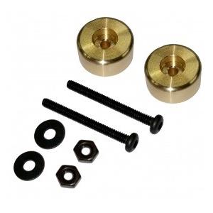 □ミニ四駆用円柱ウェイト4.3g x2個【ゴールド】 M4WD-06/GO