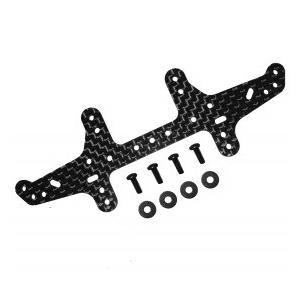 ★ミニ四駆用カーボンワイドリアマルチローラープレートM4WD-13