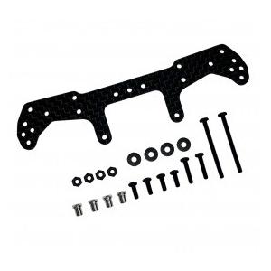 ★ミニ四駆M AR用カーボンワイドRマルチローラープレートM4WD-14