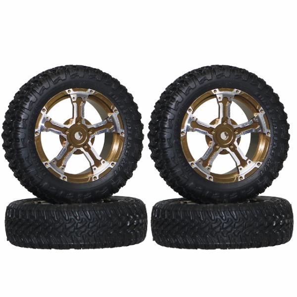 ▼ミニツMINI-Z 4X4ジムニー用デュアル5スポークアルミホイール【ブロンズ】MINI-Z4X4...