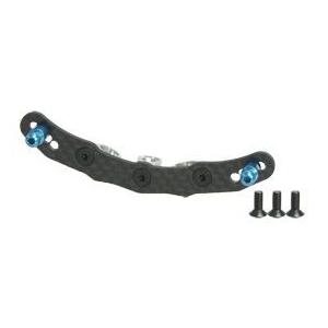 ▼TB-03用グラファイトフロントショックタワー,3レーシングTB03-05（ゆうパケット）