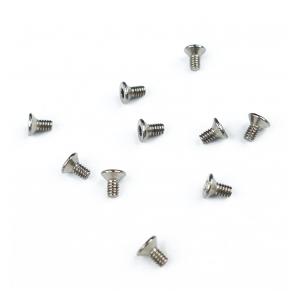 ▲M2X4チタンフラットヘッド6角穴マシンネジ,TS-FSM204M（ゆうパケット）