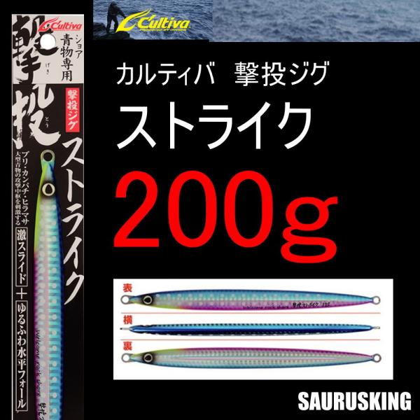 撃投ジグ ストライク 200g / Cultiva カルティバ オーナーばり