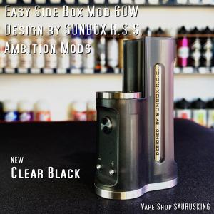Ambition Mods Easy Side Box Mod 60W [Clear Black] Design by SUNBOX R.S.S. *正規品*｜saurusking