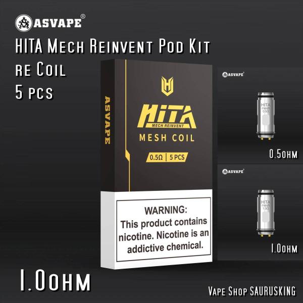 Asvape HITA 交換用 Mech Coil [1.0ohm] 5個入 / アスベイプ ヒタ ...