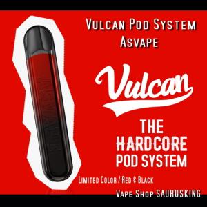 Asvape Vulcan Pod System [Red & Black] カートリッジ3個付き / アスベイプ バルカン *正規品*VAPE BOX MOD｜saurusking