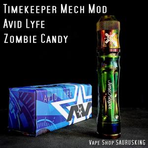 AV Avid Lyfe Timekeeper Mech Mod Zombie Candy / アヴィッドライフ タイムキーパー モッド ゾンビ *USA正規品* VAPE｜saurusking