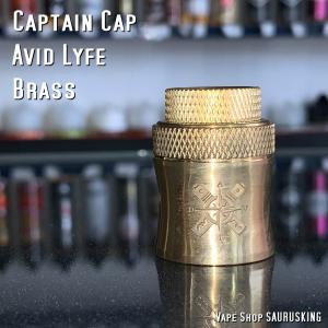 Avid Lyfe Captain Cap [Brass] / アヴィッドライフ キャプテン RDA キャップ*USA正規品* VAPE｜saurusking