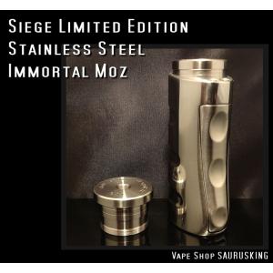 Siege Limited Edition by Immortal Modz color:Stainless Steel / イモータルモッズ シージ *正規品* VAPE Mod｜saurusking