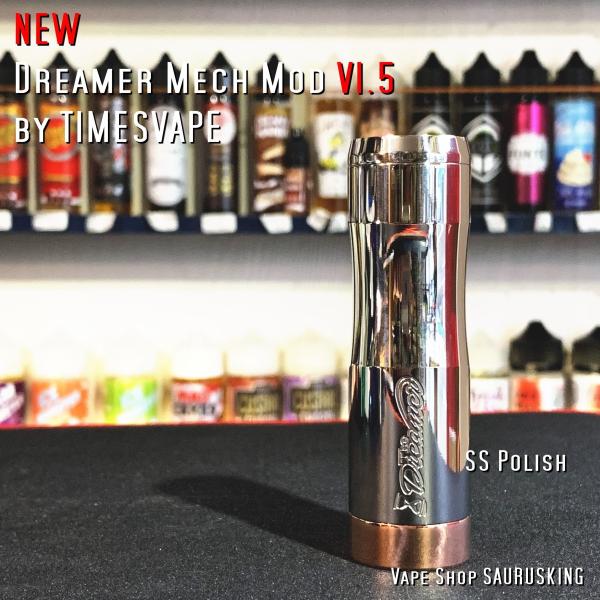 Dreamer Mech Mod V1.5 [Stainless Steel] by Timesva...