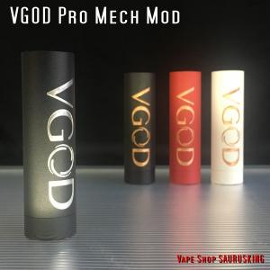 VGOD Pro Mech Mod color:Aluminum Black / ブイゴッド プロ メックモッド*正規品*VAPE メカニカル アルミ｜saurusking