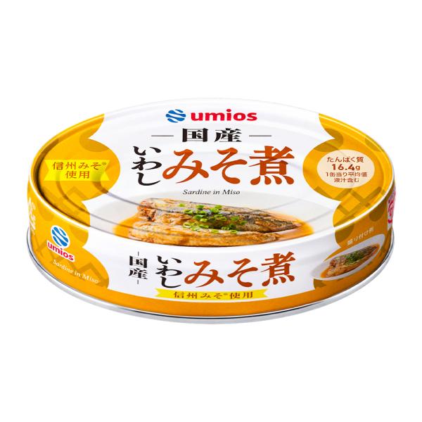 Umios(旧マルハニチロ) マルハニチロ いわしみそ煮 缶詰 60缶 送料無料 1缶あたり180円...
