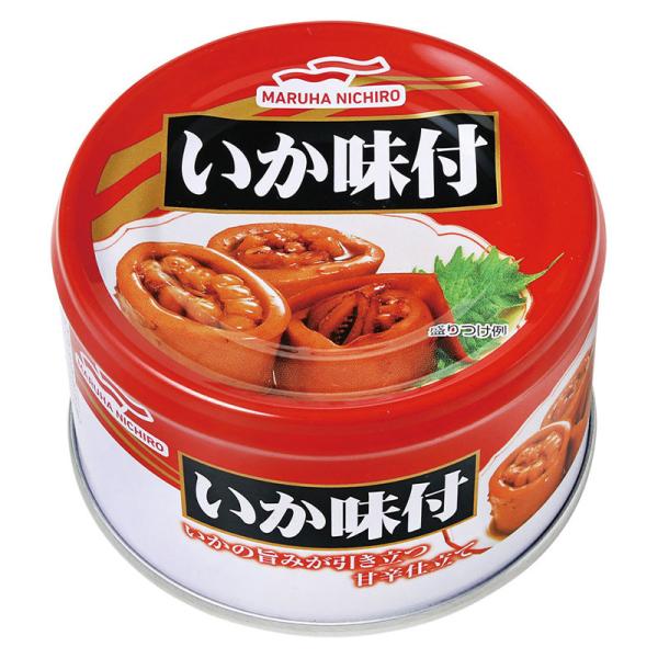 [1缶630円]マルハニチロ いか味付 缶詰 155g×6缶 送料無料 イカ 烏賊 海鮮