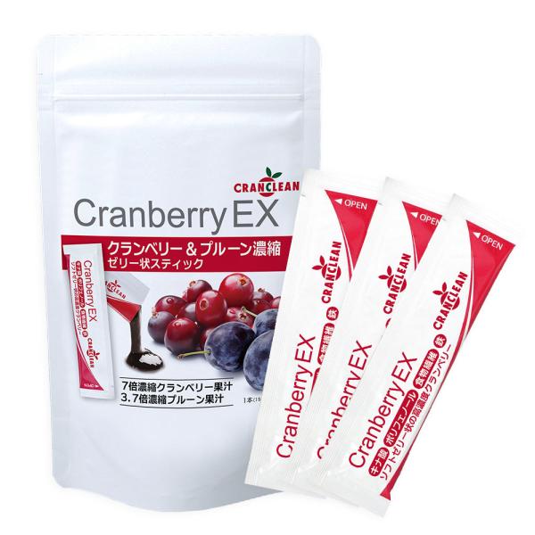 [10本入×1袋]CRANCLEAN クランベリーEX スティックタイプ キナ酸・鉄分・食物繊維入り...