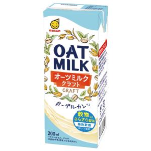 マルサンアイ オーツ麦飲料 オーツミルククラフト 200ml×24本 1本140円 送料無料（一部地域を除く）｜SAVE FUN(セイブファン)