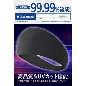 【遮光/UV検査済×国内ブランド】 ヘアバンド...の詳細画像4