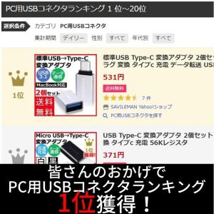 標準USB Type-C 変換アダプタ 2個セ...の詳細画像1